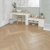 Van Gogh Herringbone Warm Brushed Oak